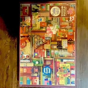 Cobble Hill 2000 piece puzzle Vintage Art Supplies new in wrap